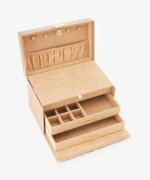 [Le Tanneur]ルタヌア ジュエリーボックス&ウォッチボックス新品未使用 セール】ジュエリーボックスL（収納グッズ）｜Afternoon Tea