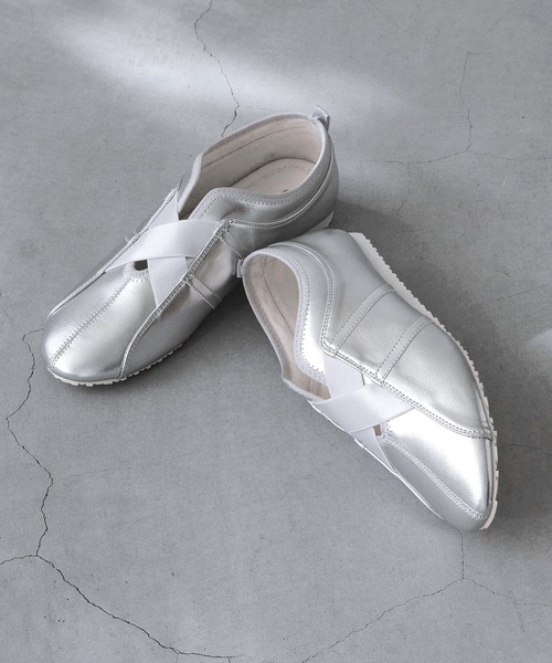 menue(メヌエ)の「クロスベルト バレエ スニーカー(スニーカー・レディース・ピンク/シルバー/ブラック・3L/LL/L/M/S/SS)」の17枚目の写真