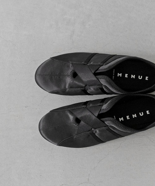 menue(メヌエ)の「クロスベルト バレエ スニーカー(スニーカー・レディース・ピンク/シルバー/ブラック・3L/LL/L/M/S/SS)」の10枚目の写真