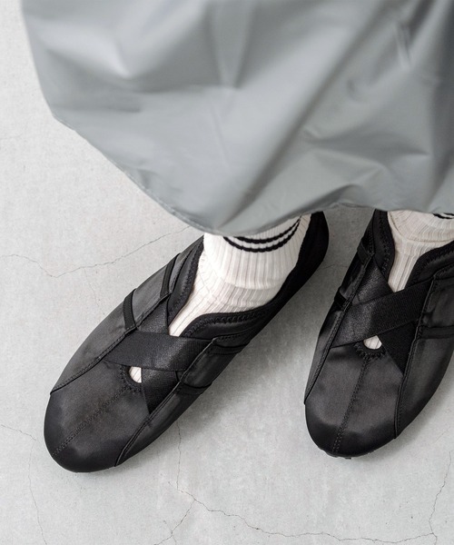 menue(メヌエ)の「クロスベルト バレエ スニーカー(スニーカー・レディース・ピンク/シルバー/ブラック・3L/LL/L/M/S/SS)」の13枚目の写真