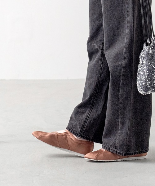 menue(メヌエ)の「クロスベルト バレエ スニーカー(スニーカー・レディース・ピンク/シルバー/ブラック・3L/LL/L/M/S/SS)」の7枚目の写真