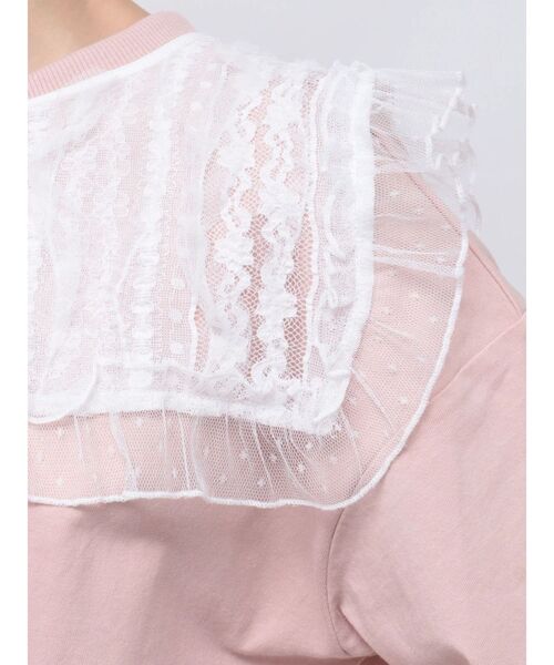 merry jenny（メリージェニー）の「チュールシアーフリルカラー（付け襟・レディース・オフホワイト/ブラック/アイボリー・FREE）」の19枚目の写真