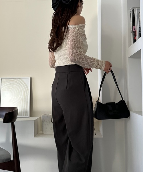 efill(エフィル)の「オフショル レース ブラウス / カットソー 【大人気商品で再販決定♪】(Tシャツ/カットソー・レディース・アイボリー・FREE)」の14枚目の写真