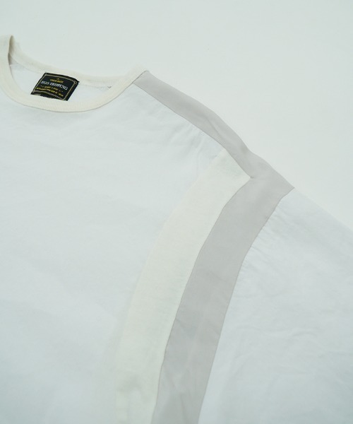 EGO TRIPPING(エゴトリッピング)の「mt9497- TURV ストレッチTシャツ(Tシャツ/カットソー・メンズ・ホワイト/ブラック/チャコール・46/48)」の18枚目の写真