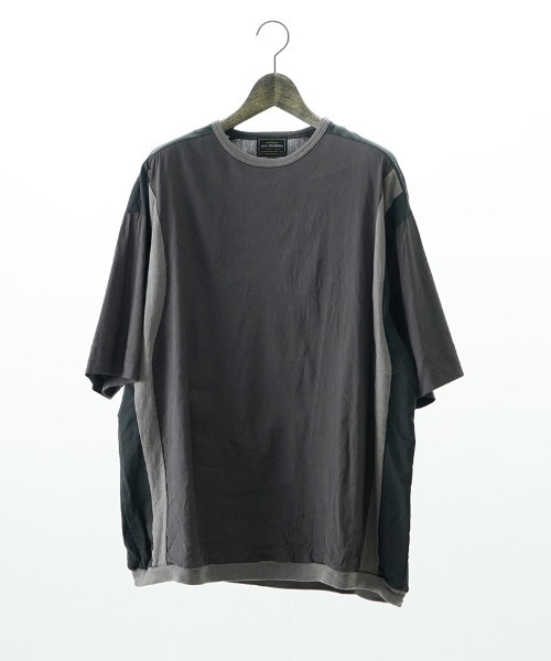 EGO TRIPPING(エゴトリッピング)の「mt9497- TURV ストレッチTシャツ(Tシャツ/カットソー・メンズ・ホワイト/ブラック/チャコール・46/48)」の20枚目の写真