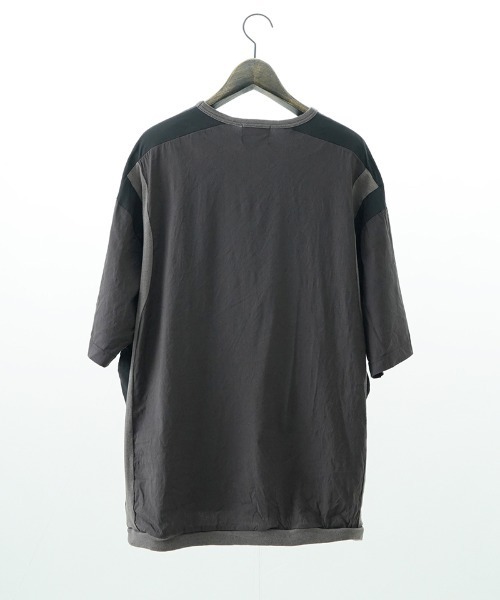 EGO TRIPPING(エゴトリッピング)の「mt9497- TURV ストレッチTシャツ(Tシャツ/カットソー・メンズ・ホワイト/ブラック/チャコール・46/48)」の21枚目の写真