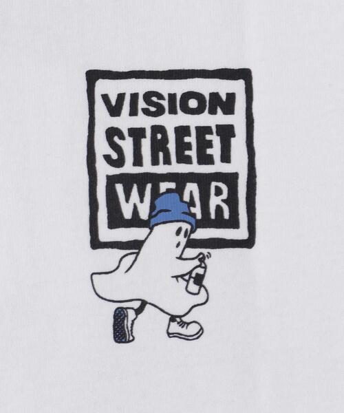 VISION STREET WEAR(ヴィジョンストリートウェア)の「∴WEGO/別注VISIONゴーストスケータープリントロンT(Tシャツ/カットソー・メンズ・アッシュグレー/ホワイト/ブラック・LARGE/MEDIUM)」の13枚目の写真