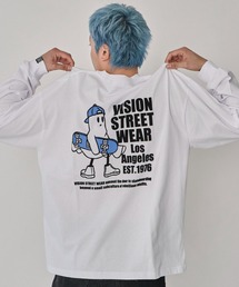 ∴WEGO/別注VISIONゴーストスケータープリントロンT