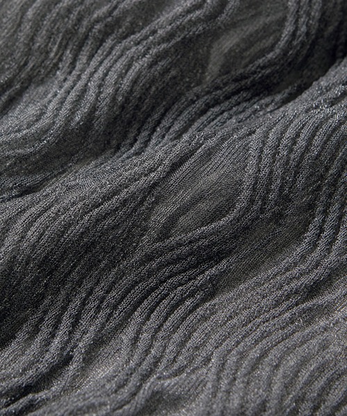 iRENE（アイレネ）の「ウェーブパターンニットポロ / Wave Pattern Knit Polo（ニット/セーター・レディース・ブラウン/グレー/アイボリー・36）」の15枚目の写真