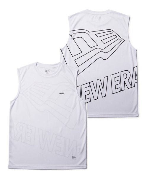 NEW ERA（ニューエラ）の「NEW ERA/ニューエラ タンクトップ バックプリント 速乾 14410167/14410168（タンクトップ・メンズ・ブラック/ホワイト・M/L/XL）」の12枚目の写真