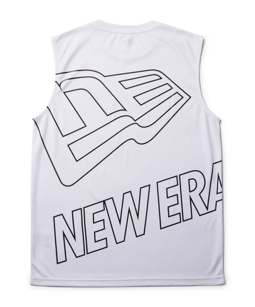 NEW ERA（ニューエラ）の「NEW ERA/ニューエラ タンクトップ バックプリント 速乾 14410167/14410168（タンクトップ・メンズ・ブラック/ホワイト・M/L/XL）」の11枚目の写真
