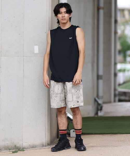 NEW ERA（ニューエラ）の「NEW ERA/ニューエラ タンクトップ バックプリント 速乾 14410167/14410168（タンクトップ・メンズ・ブラック/ホワイト・M/L/XL）」の16枚目の写真