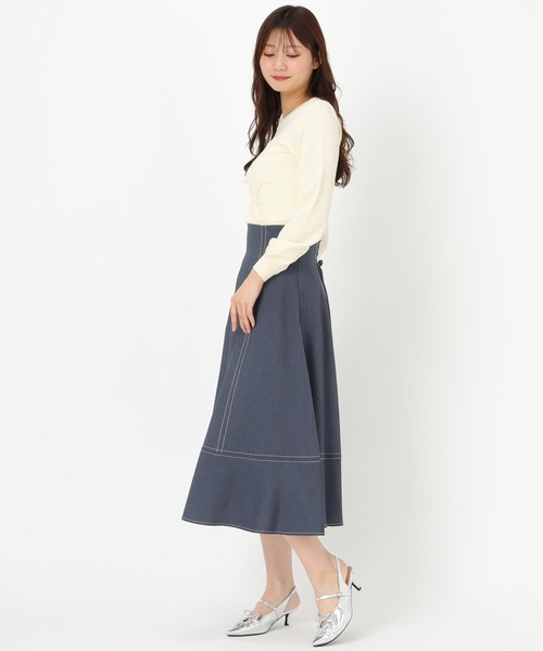 MISCH MASCH(ミッシュマッシュ)の「リボンコード刺繍ニット(ニット/セーター・レディース・イエロー/グリーン/ホワイト・フリ-)」の19枚目の写真