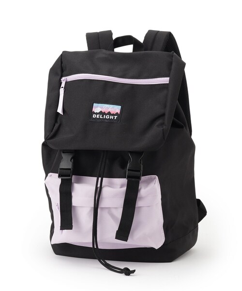 PINK-latte（ピンクラテ）の「【容量約２６．５Ｌ】フラップリュック（バックパック/リュック・キッズ・ホワイト/ライトパープル/ライトブルー・00）」の13枚目の写真