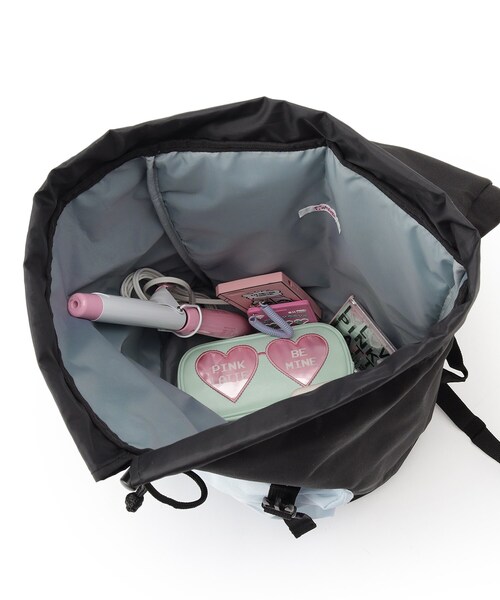 PINK-latte（ピンクラテ）の「【容量約２６．５Ｌ】フラップリュック（バックパック/リュック・キッズ・ホワイト/ライトパープル/ライトブルー・00）」の10枚目の写真