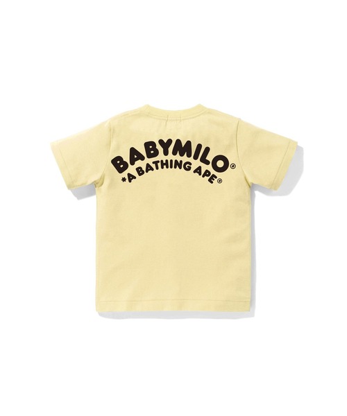 A BATHING APE（アベイシングエイプ）の「MILO FACE TEE（Tシャツ/カットソー・キッズ・ブラック/ホワイト/イエロー・100/120/130/90/110）」の6枚目の写真