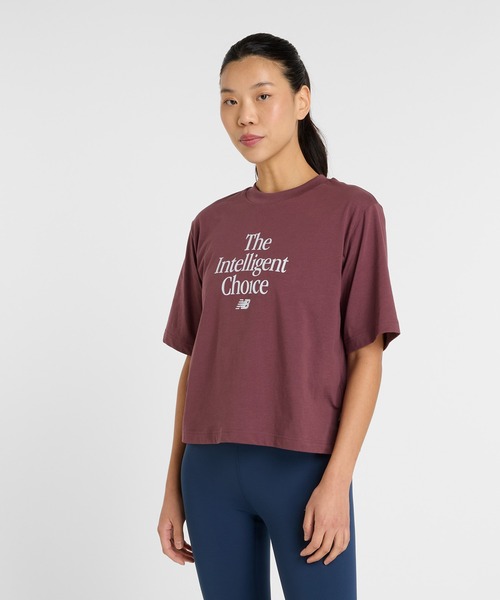 NEW BALANCE(ニューバランス)の「Intelligent Choice ショートスリーブTシャツ(Tシャツ/カットソー・レディース・パープル/ライトブルー/ブラック・LARGE/MEDIUM/SMALL)」の3枚目の写真