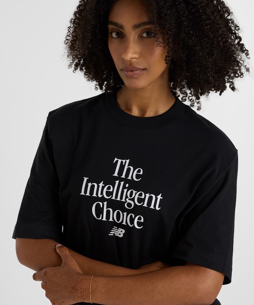 NEW BALANCE(ニューバランス)の「Intelligent Choice ショートスリーブTシャツ(Tシャツ/カットソー・レディース・パープル/ライトブルー/ブラック・LARGE/MEDIUM/SMALL)」の18枚目の写真