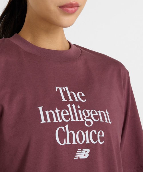 NEW BALANCE(ニューバランス)の「Intelligent Choice ショートスリーブTシャツ(Tシャツ/カットソー・レディース・パープル/ライトブルー/ブラック・LARGE/MEDIUM/SMALL)」の12枚目の写真