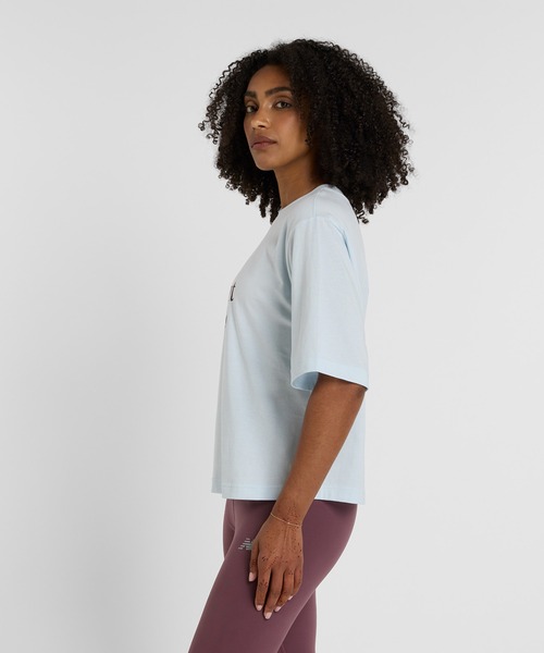 NEW BALANCE(ニューバランス)の「Intelligent Choice ショートスリーブTシャツ(Tシャツ/カットソー・レディース・パープル/ライトブルー/ブラック・LARGE/MEDIUM/SMALL)」の5枚目の写真