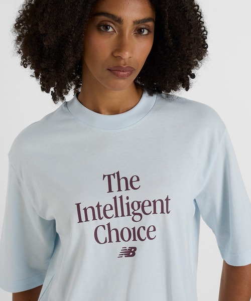 NEW BALANCE(ニューバランス)の「Intelligent Choice ショートスリーブTシャツ(Tシャツ/カットソー・レディース・パープル/ライトブルー/ブラック・LARGE/MEDIUM/SMALL)」の7枚目の写真