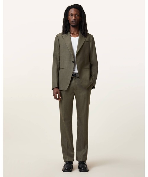 ALLSAINTS（オールセインツ）の「WARD SINGLE BREASTED BLAZER | WARD シングル ブレスト ブレザー（テーラードジャケット・メンズ・カーキブラウン・34/36/38/40）」の2枚目の写真