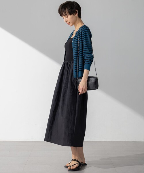 23区（ニジュウサンク）の「【洗える】レーヨンポリエステルストレッチ カーディガン（カーディガン/ボレロ・レディース・ダークグリーン系1/ベージュ系1/ブラック系5/ネイビー系5・38/40）」の13枚目の写真