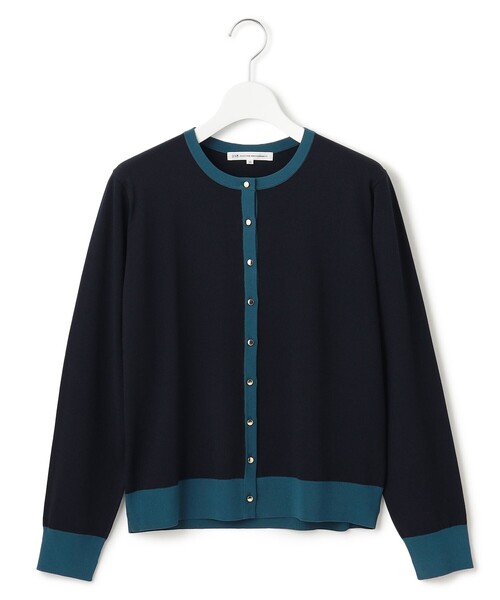 23区（ニジュウサンク）の「【洗える】レーヨンポリエステルストレッチ カーディガン（カーディガン/ボレロ・レディース・ダークグリーン系1/ベージュ系1/ブラック系5/ネイビー系5・38/40）」の17枚目の写真