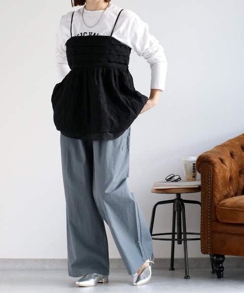 かぐれ　スカラップ刺繍キャミソール かぐれ（カグレ）の「スカラップ刺繍キャミソール（キャミソール