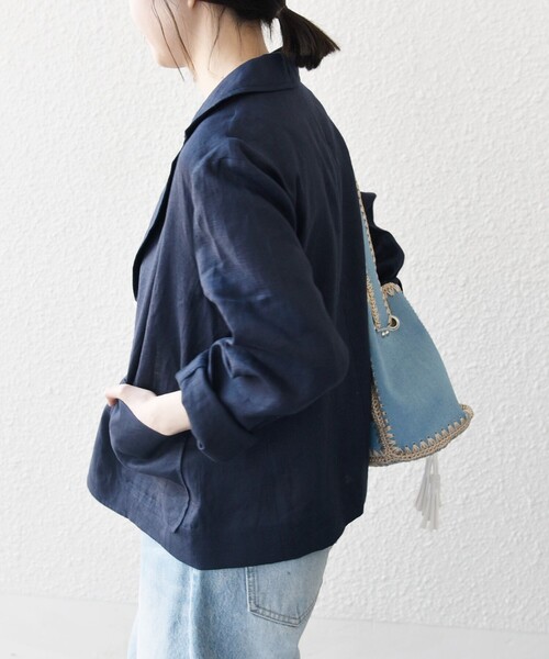 セール】SHIPS any:〈洗濯機可能〉ヨーロピアンフラックス リネン