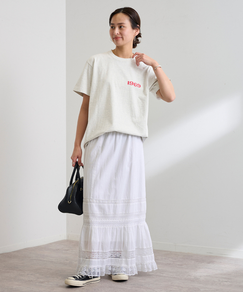 FRAMeWORK(フレームワーク)の「≪追加≫GULFCOAST SPORTSWEAR 別注CREW TEE(Tシャツ/カットソー・レディース・ライトグレー/ホワイト/ブラウン/ブラック・FREE)」の15枚目の写真
