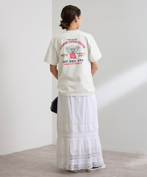 FRAMeWORK(フレームワーク)の「≪追加≫GULFCOAST SPORTSWEAR 別注CREW TEE(Tシャツ/カットソー・レディース・ライトグレー/ホワイト/ブラウン/ブラック・FREE)」の17枚目の写真