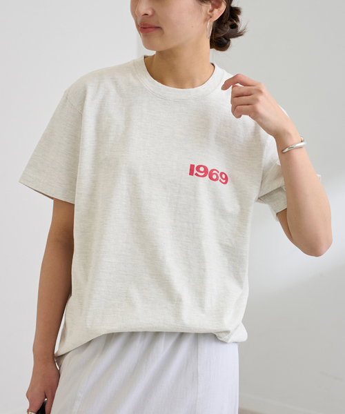 FRAMeWORK(フレームワーク)の「≪追加≫GULFCOAST SPORTSWEAR 別注CREW TEE(Tシャツ/カットソー・レディース・ライトグレー/ホワイト/ブラウン/ブラック・FREE)」の18枚目の写真