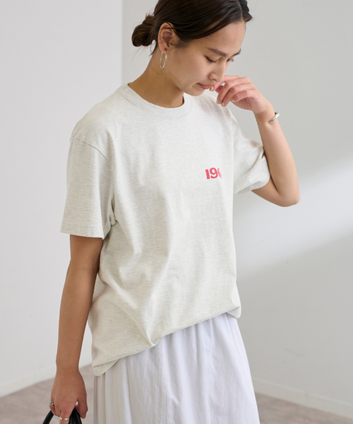 FRAMeWORK(フレームワーク)の「≪追加≫GULFCOAST SPORTSWEAR 別注CREW TEE(Tシャツ/カットソー・レディース・ライトグレー/ホワイト/ブラウン/ブラック・FREE)」の20枚目の写真