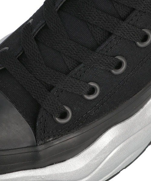 CONVERSE(コンバース)の「converse コンバース ALL STAR R SURGETRAINER MT OX レディーススニーカー 厚底(オールスターRサージトレーナーMTOX) 31313920 ブラック/メタリックシルバー(スニーカー・レディース・ブラック×グレー・22.5cm/23.0cm/23.5cm/24.0cm/24.5cm/25.0cm)」の6枚目の写真