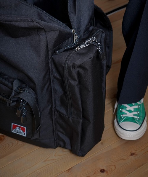 BEN DAVIS（ベンデイビス）の「【BEN DAVIS/ベンデイビス】EXPANSION CAMP DAYPACK 林間学校バッグ（バックパック/リュック・メンズ・ブラック・FREE）」の11枚目の写真