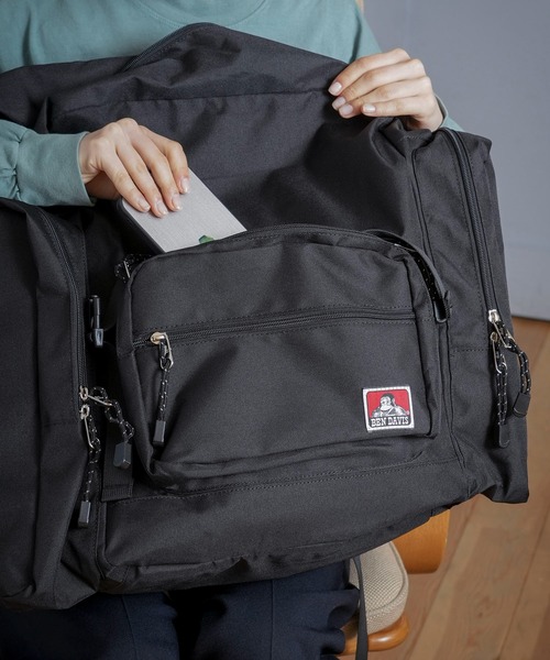 BEN DAVIS（ベンデイビス）の「【BEN DAVIS/ベンデイビス】EXPANSION CAMP DAYPACK 林間学校バッグ（バックパック/リュック・メンズ・ブラック・FREE）」の14枚目の写真