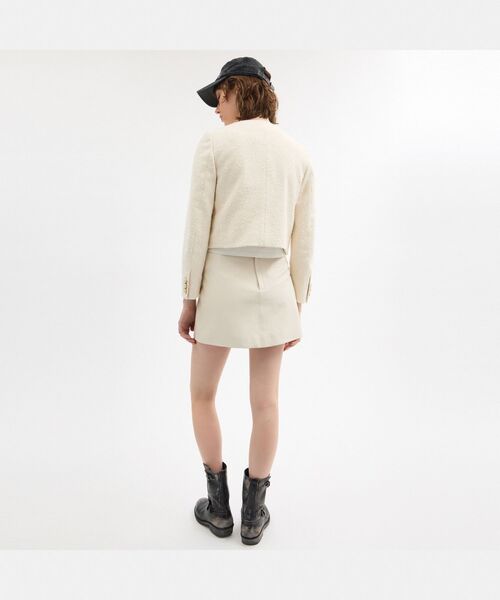 COACH(コーチ)の「ヘリテージ C ブークレ ジャケット(その他アウター・レディース・ホワイト系その他・SMALL/MEDIUM)」の4枚目の写真
