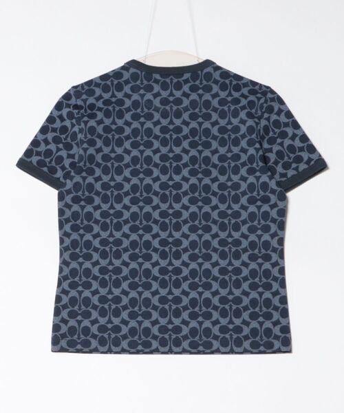 COACHコーチシグネチャー Tシャツ 半袖オーガニック コットン