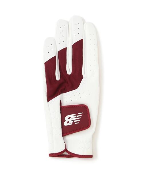 New Balance Golf（ニューバランスゴルフ）の「【new balance golf】左手用 グローブ (UNISEX)（ゴルフグッズ・レディース・ホワイト/ライトカーキ/ブラック/ワイン/ダークインディゴブルー・L/LL/M/SS/S）」の5枚目の写真
