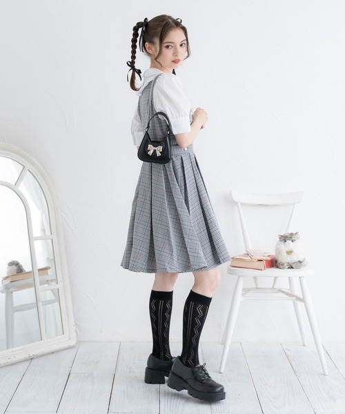 DearMyLoveRose（ディアマイラブローズ）の「リボンモチーフ2wayハンドバッグ（トートバッグ・レディース・シルバー/ブラック系その他/ベビーピンク/ピンク系その他/ブラック/ホワイト/ホワイト系その他・FREE）」の14枚目の写真