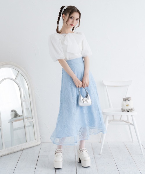 DearMyLoveRose（ディアマイラブローズ）の「リボンモチーフ2wayハンドバッグ（トートバッグ・レディース・シルバー/ブラック系その他/ベビーピンク/ピンク系その他/ブラック/ホワイト/ホワイト系その他・FREE）」の18枚目の写真
