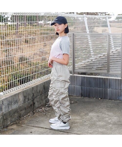 algy（アルジー）の「シャイニーギャザーカーゴパンツ（カーゴパンツ・キッズ・ブラック/グレー・SMALL/MEDIUM/X-SMALL/XX-SMALL）」の7枚目の写真