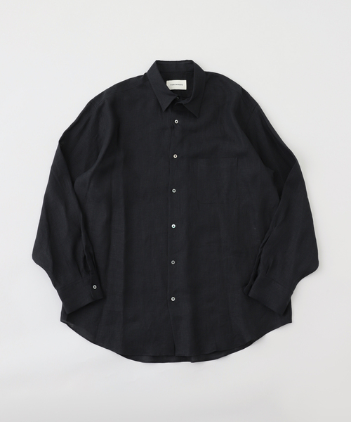 トップス MARKAWARE COMFORT FIT BANDCOLLAR SHIRT MARKAWARE (マーカ