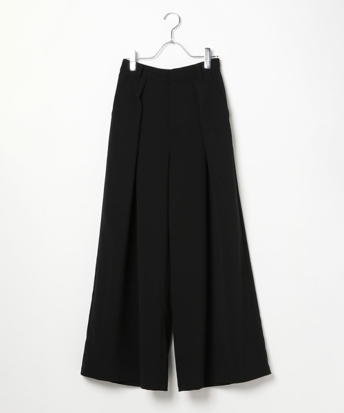 PAGEBOY（ページボーイ）の「ワイドタックパンツ（スラックス・レディース・ブラック/ベージュ/ストライプ/チャコールグレー・FREE）」の18枚目の写真