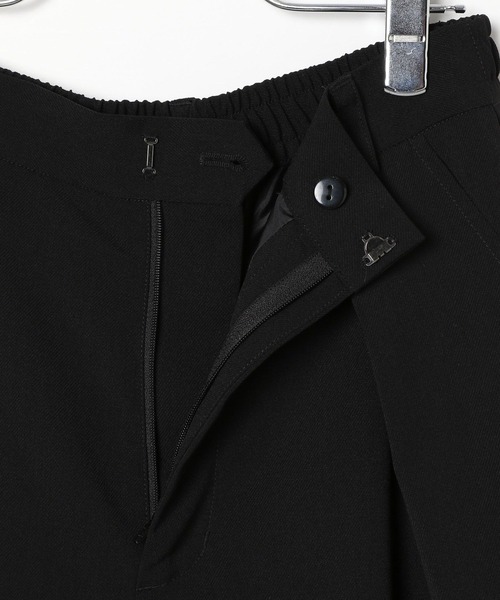 PAGEBOY（ページボーイ）の「ワイドタックパンツ（スラックス・レディース・ブラック/ベージュ/ストライプ/チャコールグレー・FREE）」の5枚目の写真