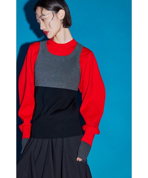 トップス OMMO LLIC BALLOON KT BUSTIER SHINY BALLOON BUSTIER – LAEMUSE