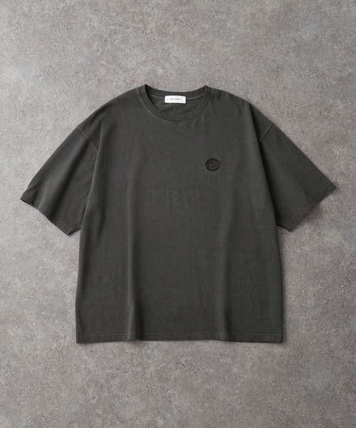 CHALLENGER】ピグメント加工 ワンポイント ロゴ刺繍 Tシャツ（L