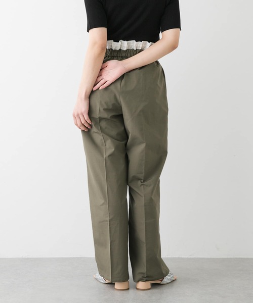 SENSE OF PLACE by URBAN RESEARCH(センスオブプレイスバイアーバンリサーチ)の「ダブルウエストパンツ(その他パンツ・レディース・ベージュ/ブラック/カーキ・ONE)」の18枚目の写真