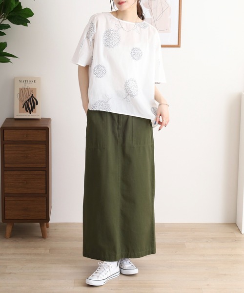 BARNDOOR(バーンドア)の「綿ボイル ノースリーブ プルオーバー(シャツ/ブラウス・レディース・ブラック系4/ブラック系2/ホワイト系3/ブルー系4/ネイビー系1/ホワイト系1/ホワイト系2/ネイビー系3・FREE)」の19枚目の写真